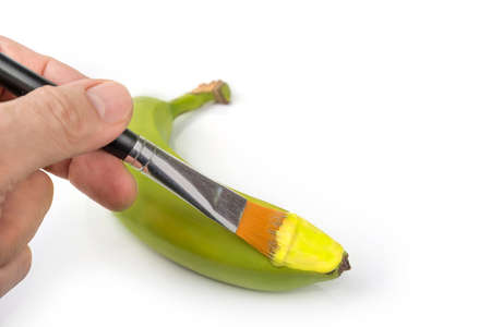 Empty pink paper box with a lid on a whiteの写真素材