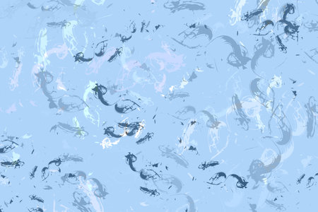 Abstract scribble light blue backgroundの写真素材