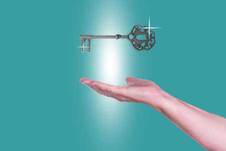 Key to personal and bussiness successの写真素材