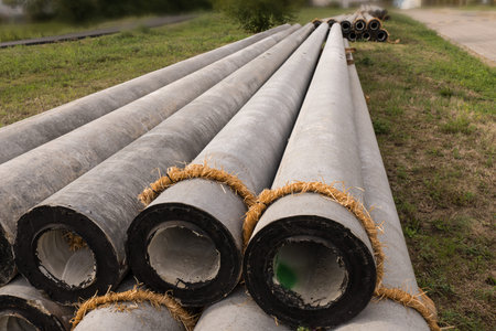New concrete electric power poles