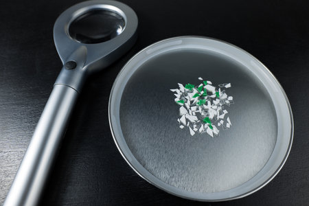 Microplastic and human being healthの写真素材