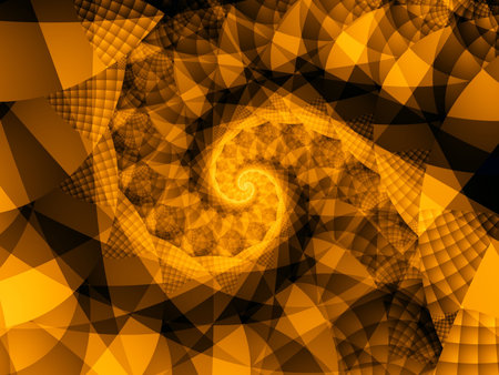 Abyss spiral, Fractal image, expression of infinity.