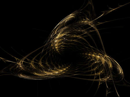 Spiral trilobate. Computer art generation. Very high resolution.の写真素材