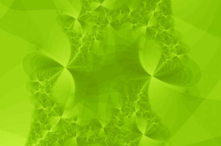 Delicates green lines is a complex fractal imageの写真素材