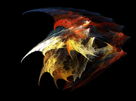 Hard evolution is a complex fractal image