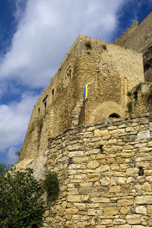 Sperlinga medieval castle, this is a fortress in the sicilian hinterlandの写真素材