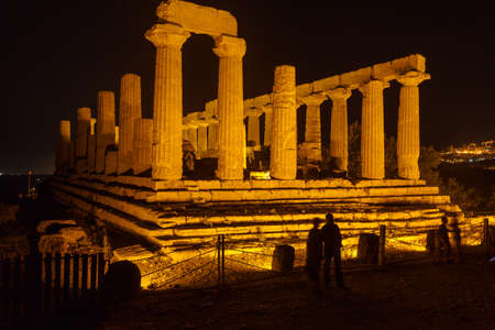 Juno Temple in Agrigento archaeological parkのeditorial素材