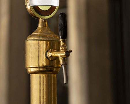 Copper Beer tapの写真素材