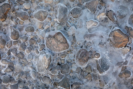 Snow and ice textures. Cold materials. Industrial background. Monochrome