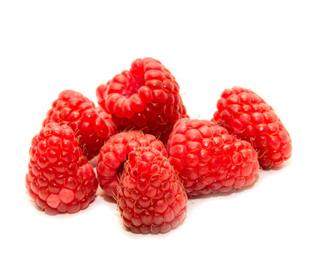 raspberry isolated on white background