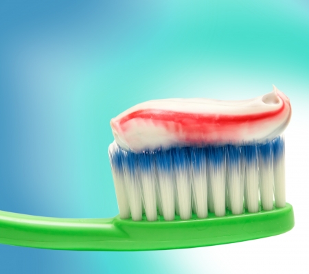 Close up of toothbrushの写真素材