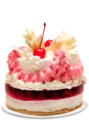 Cake isolated on white backgroundの写真素材