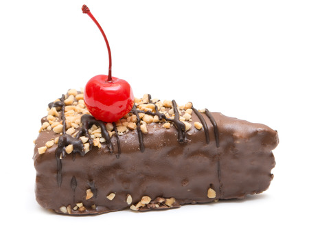 Chocolate cake  close upの写真素材