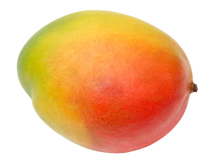 Mango isolated on white backgroundの写真素材