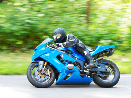 Dynamic and realistic motorbike racingの写真素材