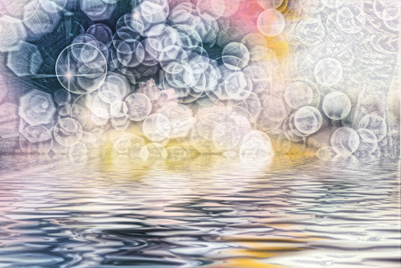 Bright vivid abstract background 3D illustrationの写真素材