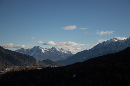 Landscape Belluno Dolomites Veneto Italyの写真素材