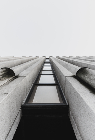 Modern building prospective in Padua, Italyの写真素材