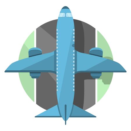 Airplane, vector design for web sites or commercial use.のイラスト素材