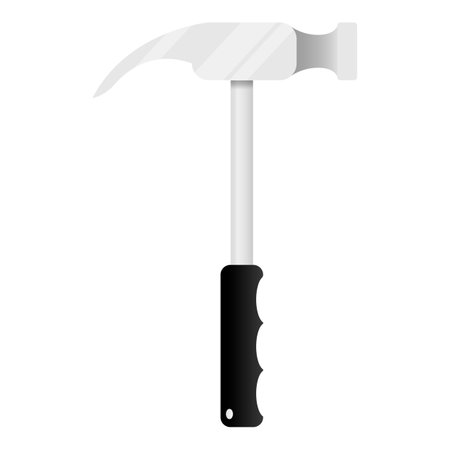A hammer. A beautiful new shiny all-rounder for the workshop and home.のイラスト素材