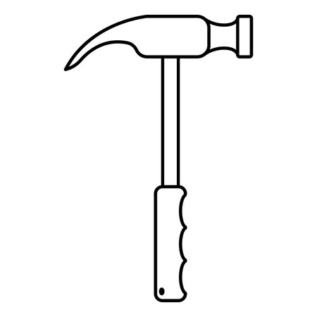 Hammer line. A beautiful new shiny all-rounder for the workshop and home.のイラスト素材