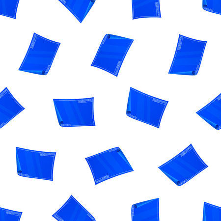 Technical drawing pattern. New lovely blue drawing paper with blank space. For builders and mechanics.のイラスト素材