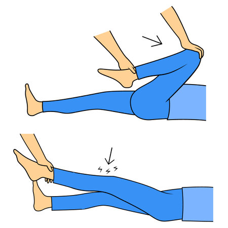Massage. Yumeiho therapy. Instructions for performing massage techniquesのイラスト素材