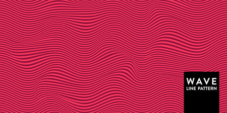 Abstract Wave Line Background Textureのイラスト素材