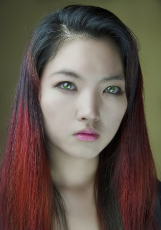 Chinese beauty with extraordinary looksのeditorial素材