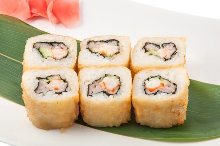 Roll sushi. Sushi menu. Japanese food.の写真素材
