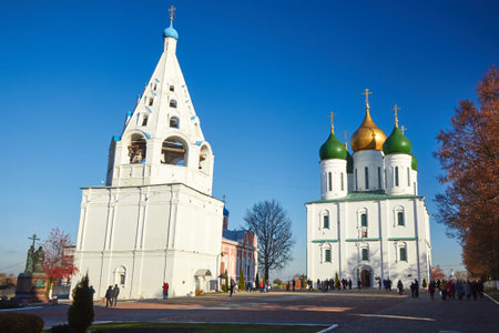 Kolomna, Russia - November 04, 2017: General view of the Kolomna Kremlinのeditorial素材