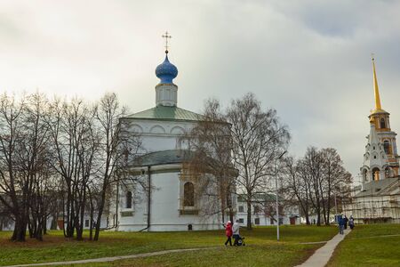 Ryazan, Russia - November 05, 2017: General view of the Ryazan kremlinのeditorial素材
