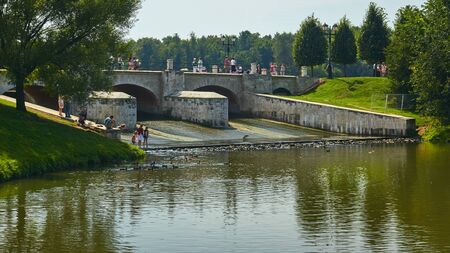 Moscow, Russia - July 19, 2017: Tsaritsyno Park in the summerのeditorial素材
