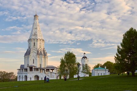 The Church of the Ascension in Kolomenskoye (built in 1532). The object of the cultural heritage of the Russian Federation â 7710007015. Kolomenskoye, Moscow, Russia.の写真素材