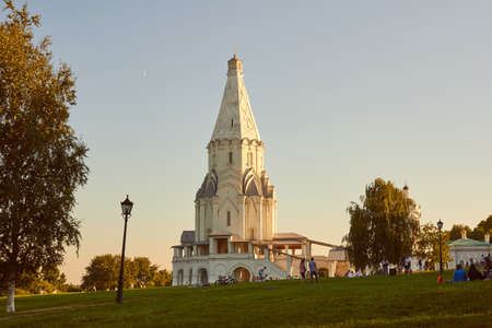 The Church of the Ascension in Kolomenskoye built in 1532, UNESCO World Heritage Site Ref 634. Kolomenskoye, Moscow, Russia.のeditorial素材