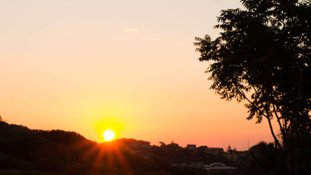 Sunrise in Cataniaの写真素材