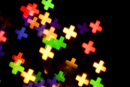 Christmas light backgroundの写真素材