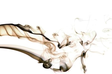 puff of rainbow smokeの写真素材