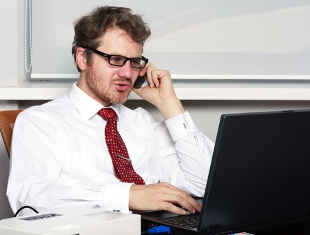 manager in officeの写真素材