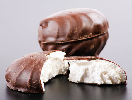  chocolate marshmallowの写真素材