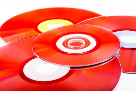 abstract background of DVD'sの写真素材