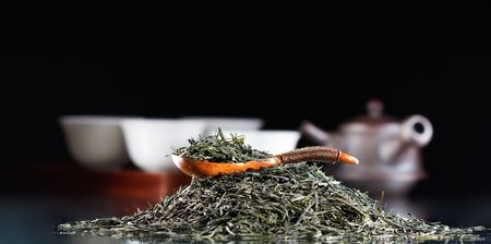 Traditional tea ceremony accessories(Japan)の写真素材