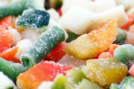 Frozen vegetablesの写真素材