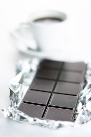 coffee and chocolateの写真素材