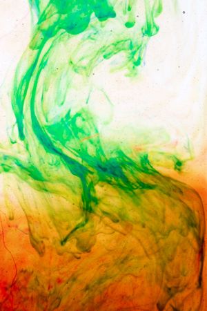 ink in the waterの写真素材