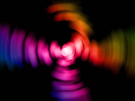 Abstract lightsの写真素材