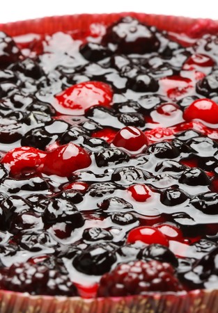 pie with berries の写真素材