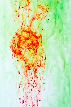 ink in the water の写真素材