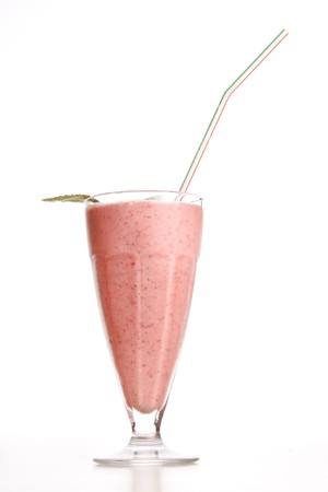 strawberry smoothieの写真素材