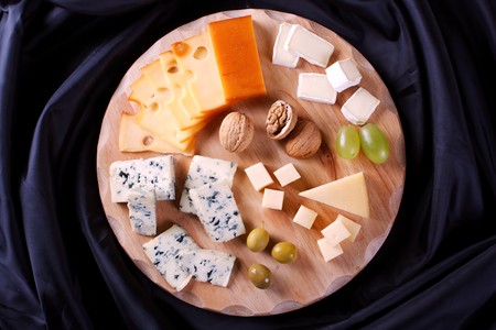 big group of cheeses の写真素材